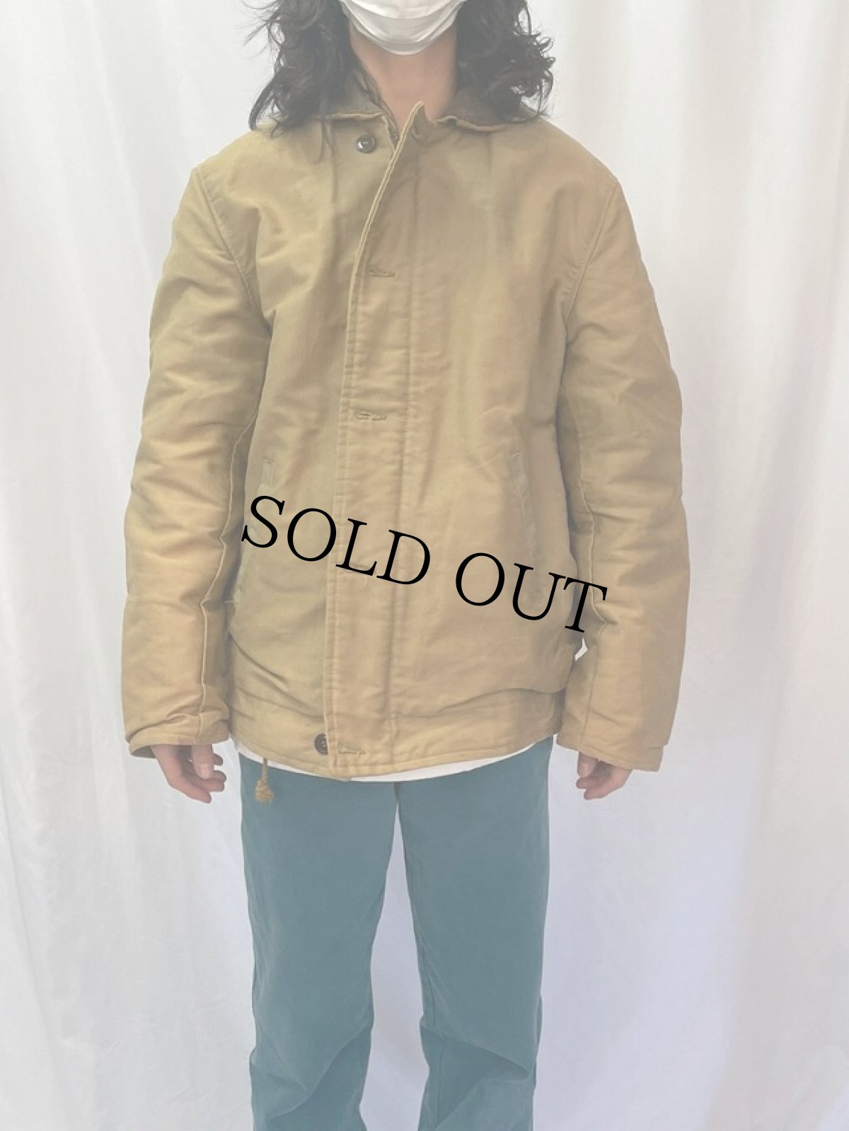 画像2: 40's US.NAVY N-1 民間用 デッキジャケット (2)