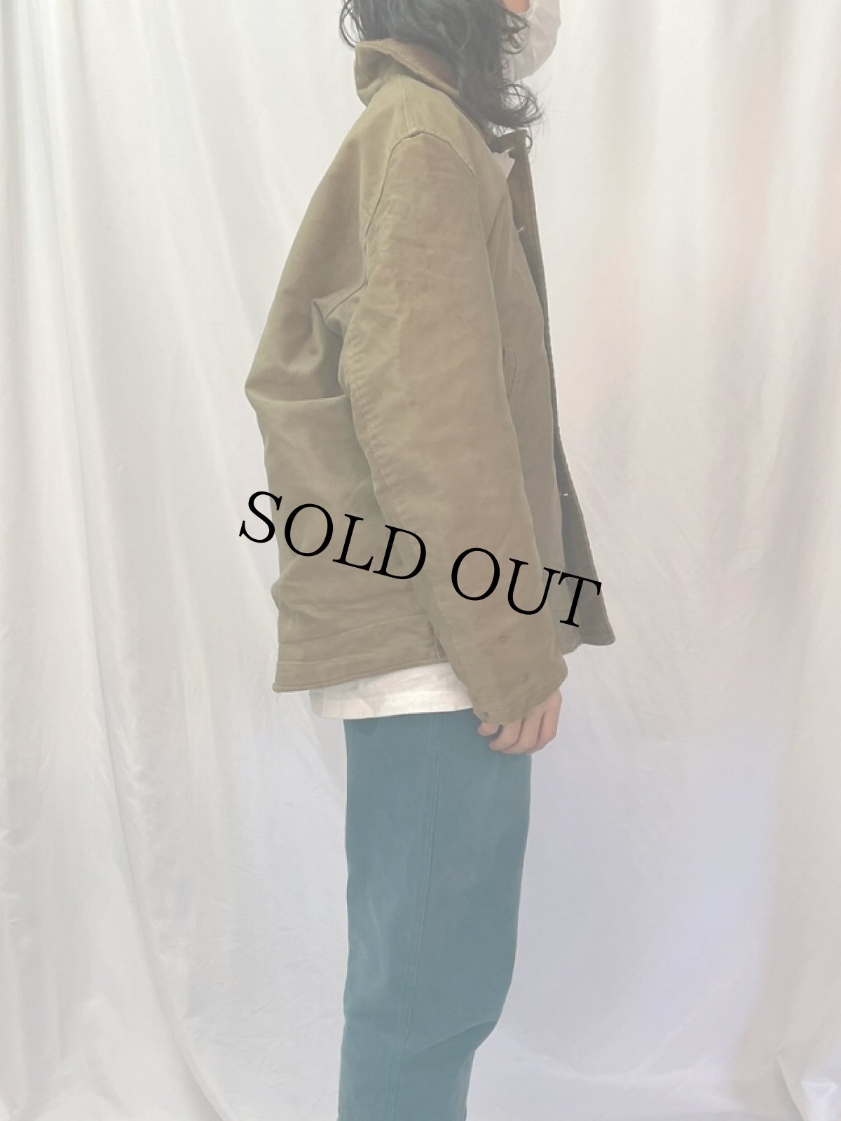 画像3: 40〜50's US.NAVY N-1 デッキジャケット (3)