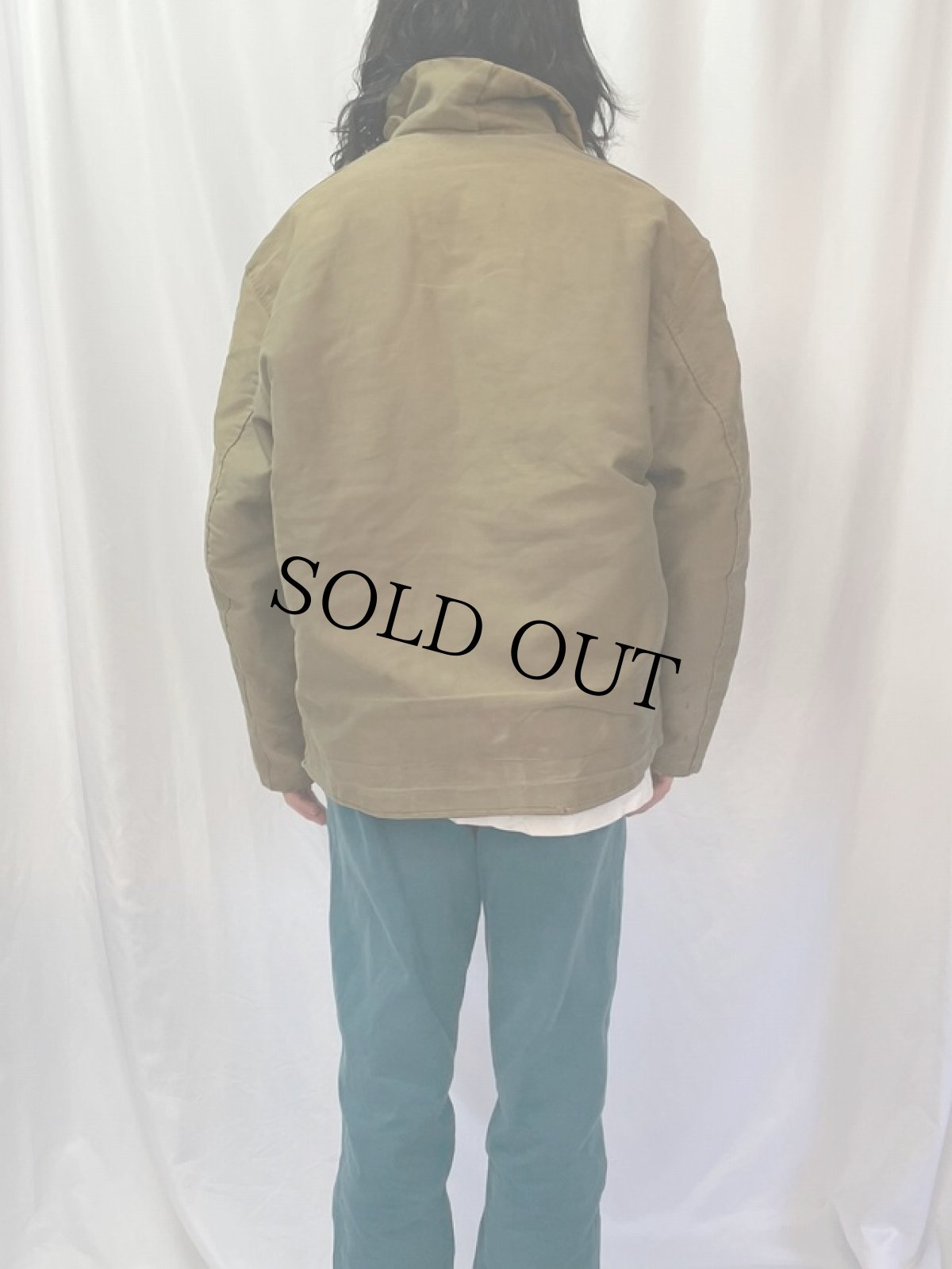 画像4: 40〜50's US.NAVY N-1 デッキジャケット (4)