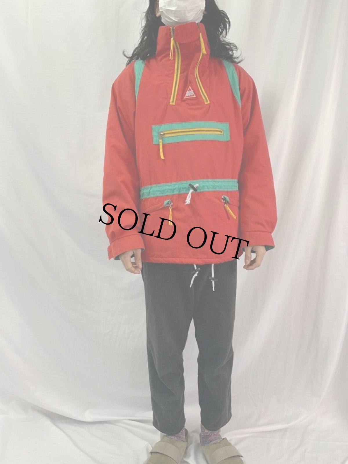 画像2: 80〜90's SOS プルオーバージャケット (2)