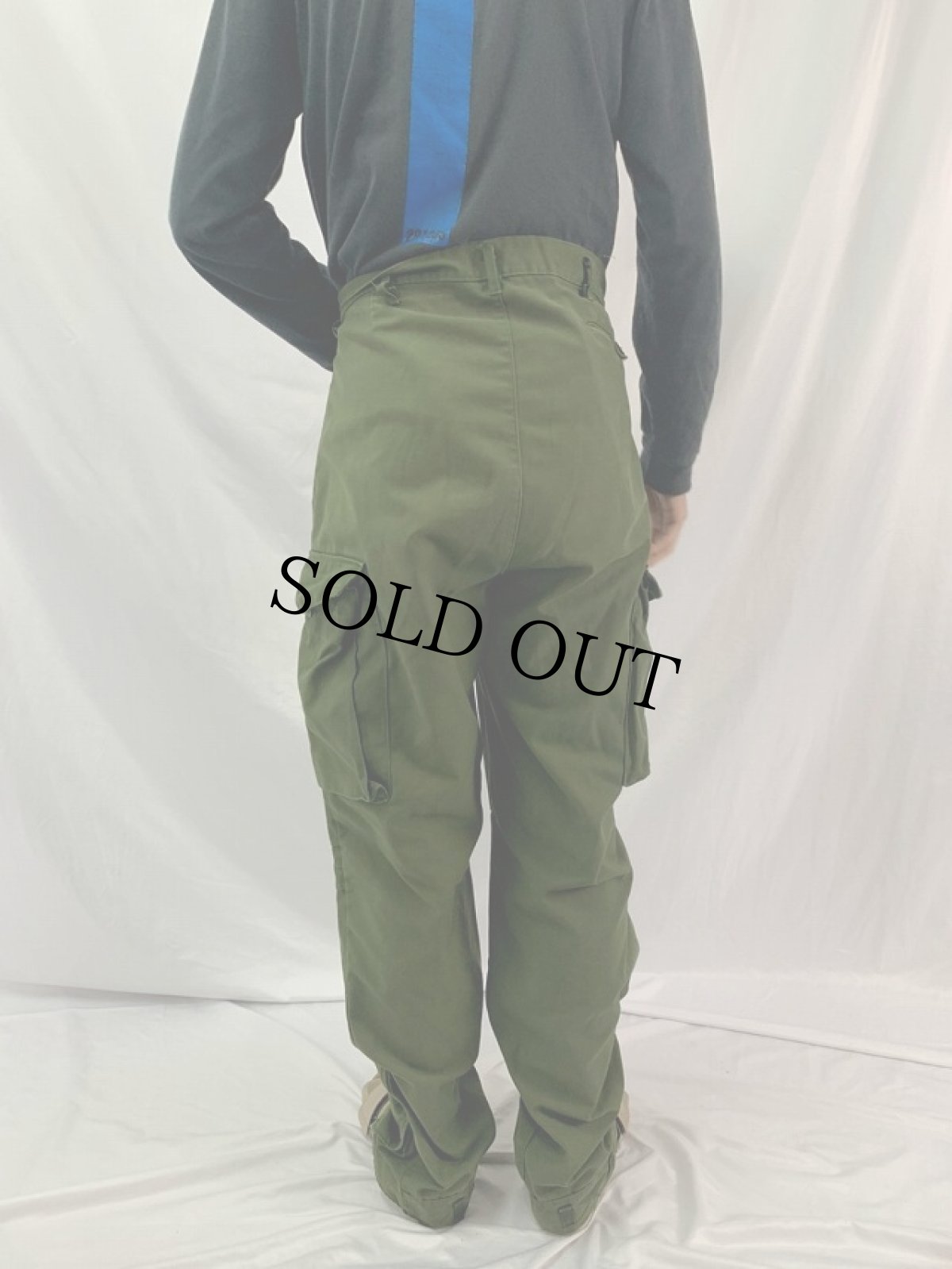 画像4: 80's スウェーデン軍 M-59 後期型 コンバットパンツ W35 (4)