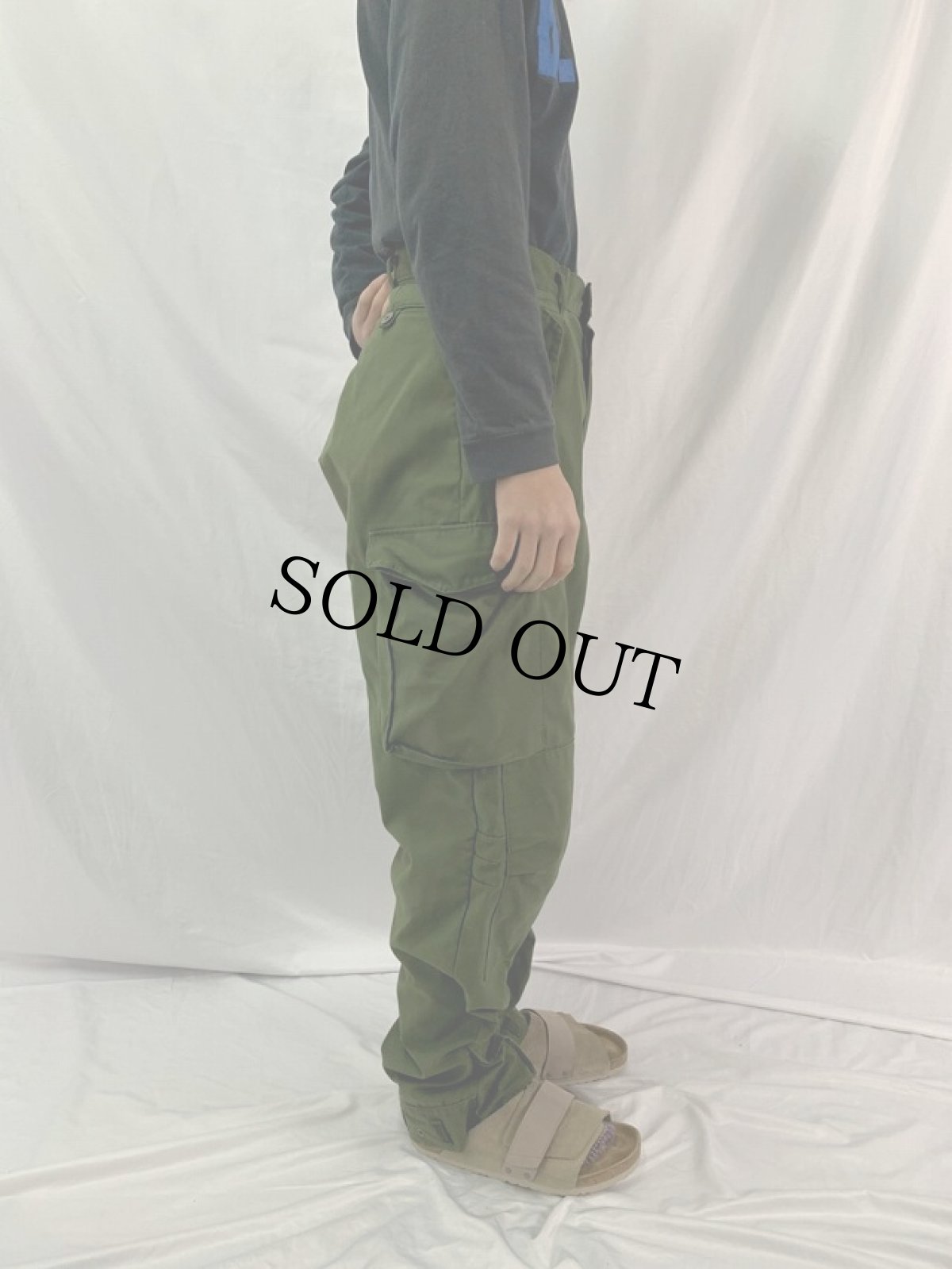 画像3: 80's スウェーデン軍 M-59 後期型 コンバットパンツ W35 (3)