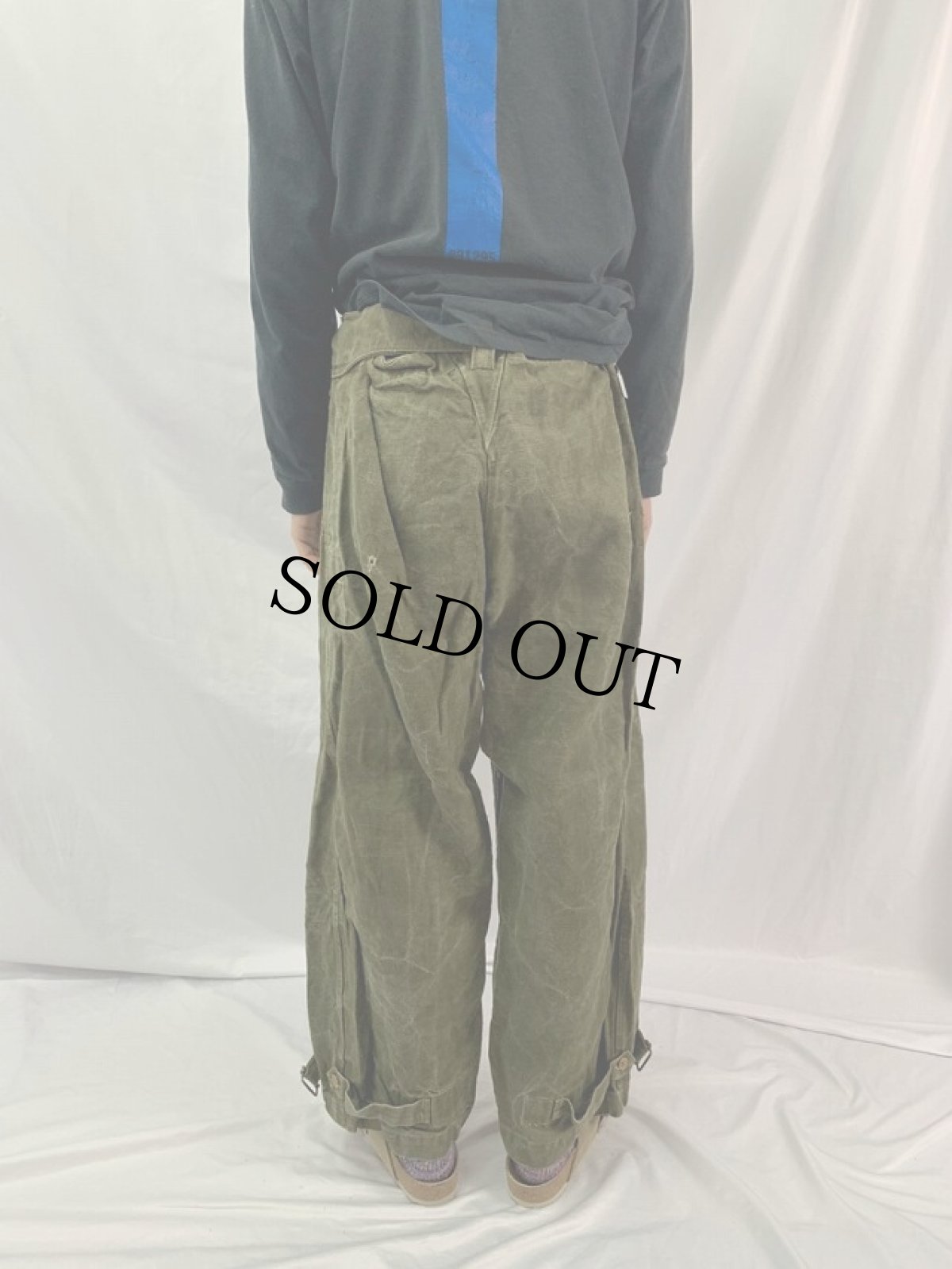 画像4: 30〜40's French Army M-35 モーターサイクルパンツ (4)