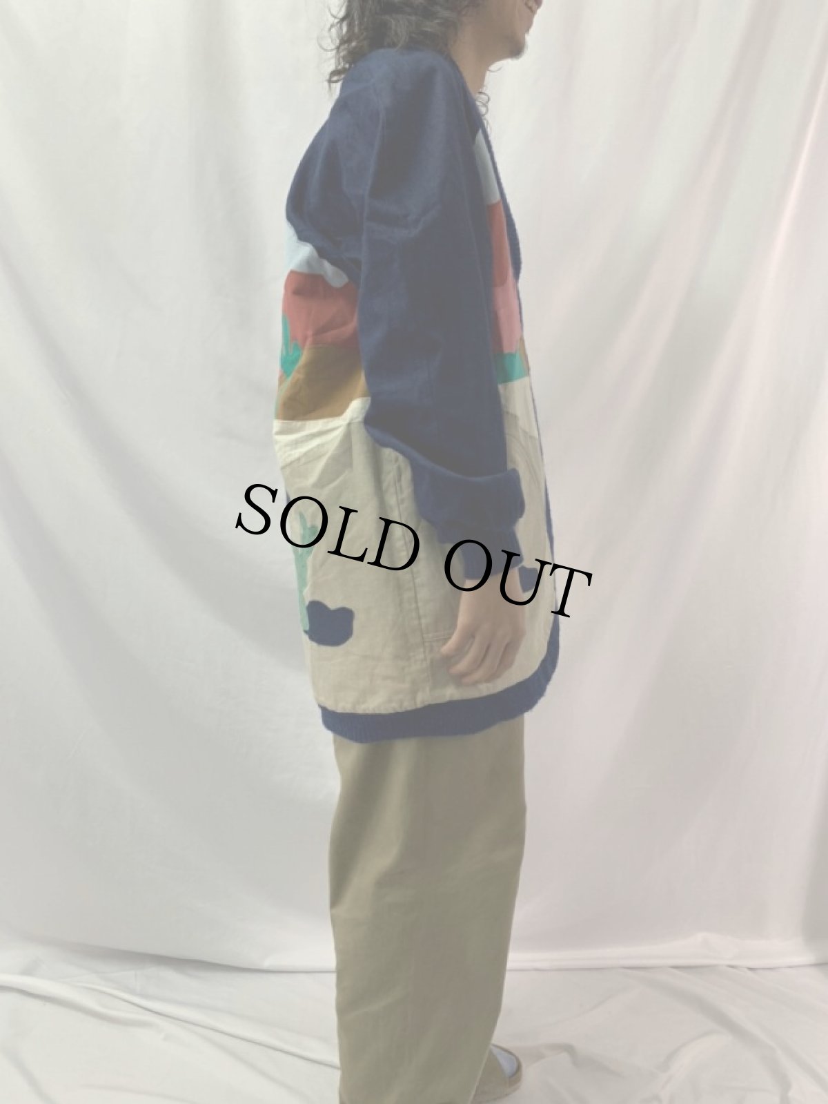 画像4: サボテン柄 パッチワークデザイン リバーシブルジャケット (4)