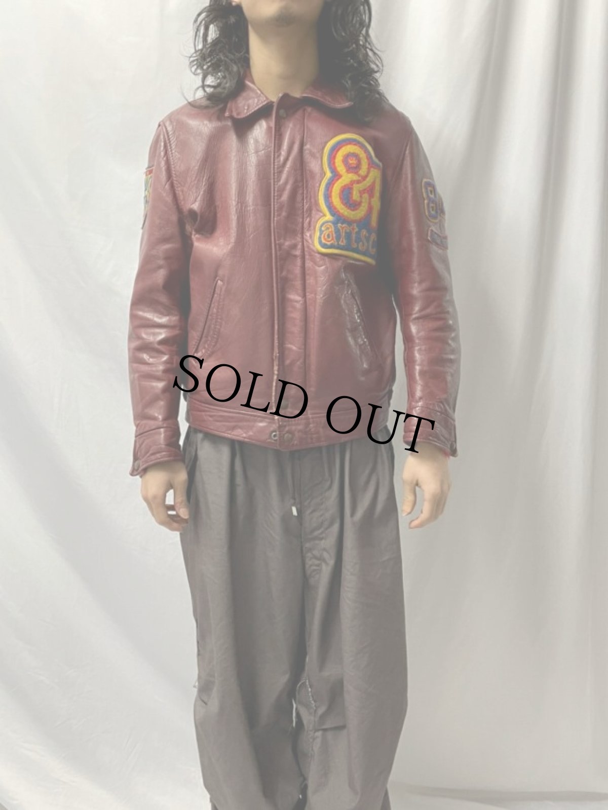 画像3: 70〜80's  "QUEEN'S" CANADA製 パッチ付き レザージャケット SIZE42 (3)