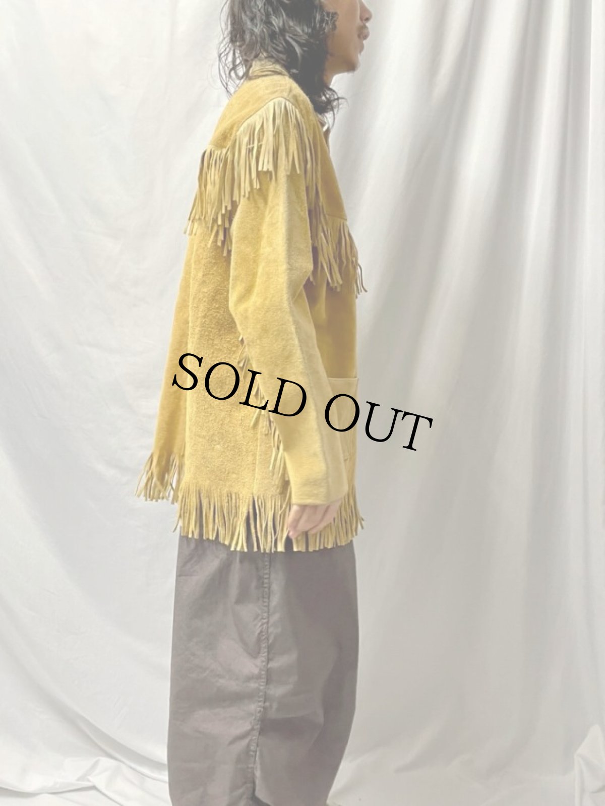 画像3: Du Sault フリンジデザイン スエードレザージャケット (3)