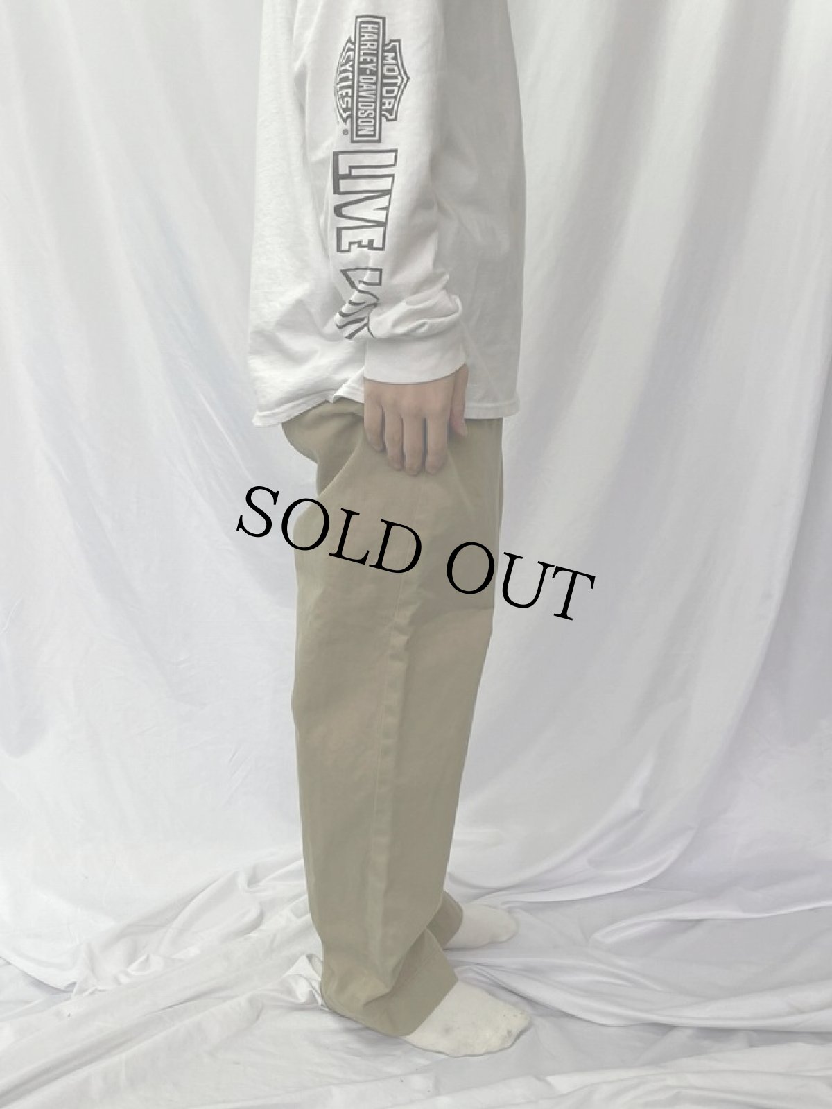 画像3: 60's U.S.ARMY チノトラウザーズ W33 (3)