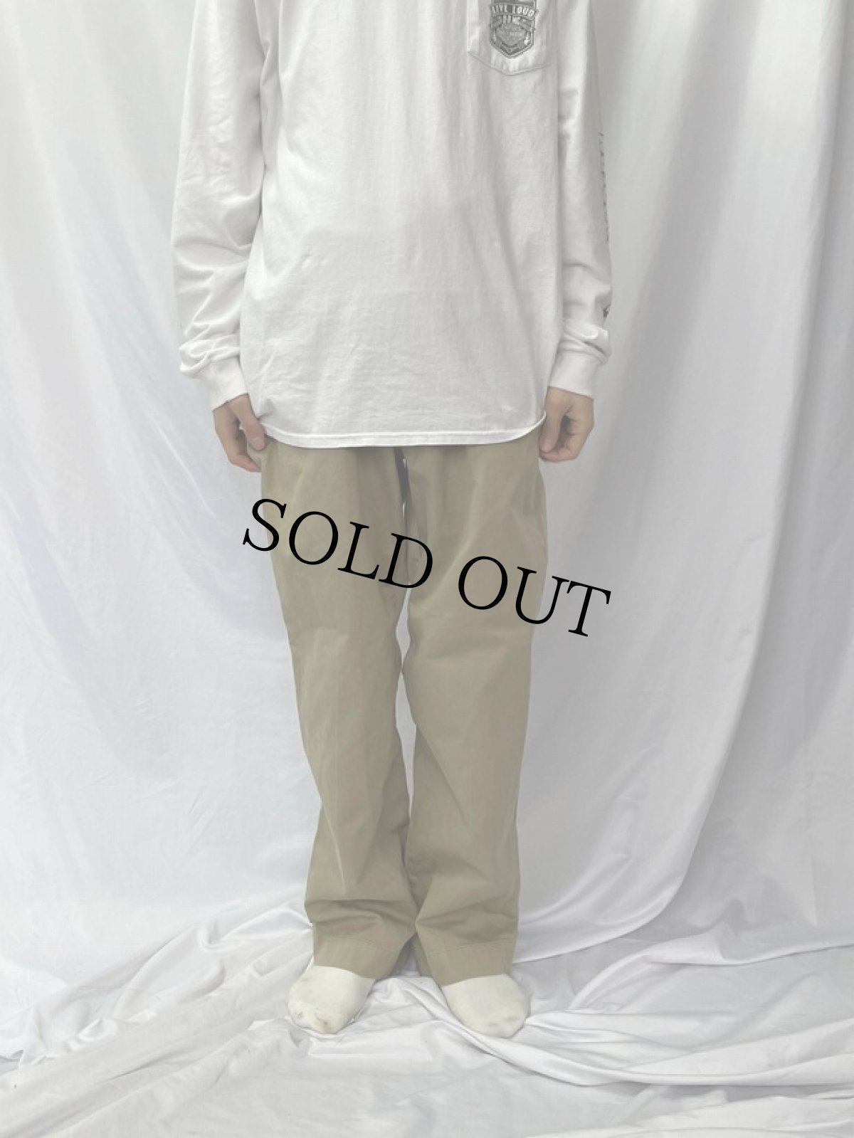 画像2: 60's U.S.ARMY チノトラウザーズ W33 (2)