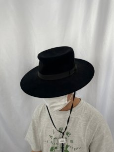 画像2: 60〜70's STETSON ウールハット 7 1/8 (2)