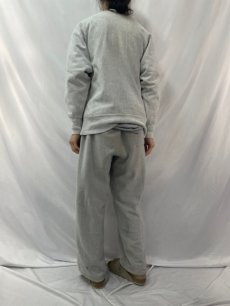 画像4: 90's Champion REVERSE WEAVE USA製 "CARLETON" プリントスウェット L (4)