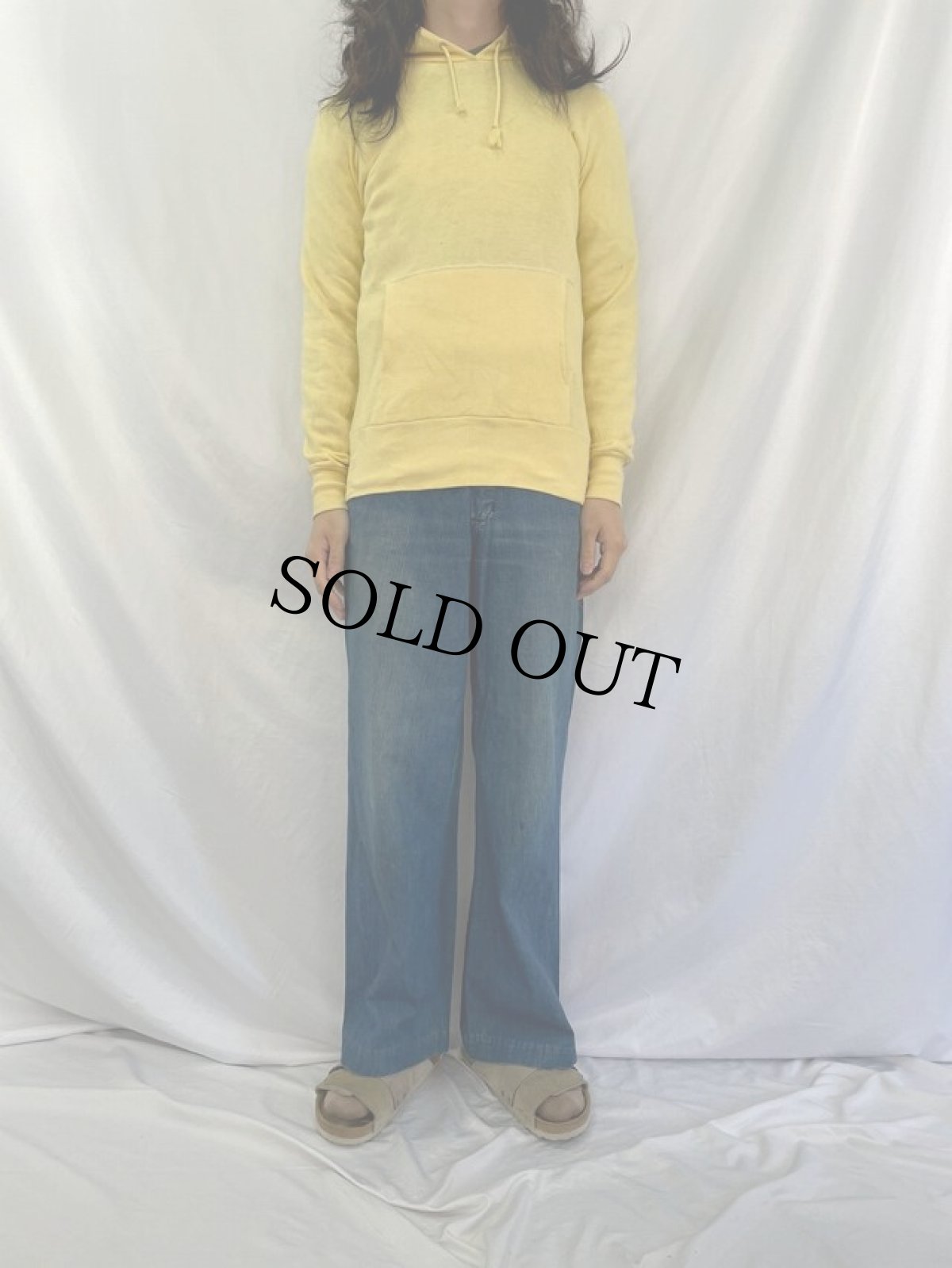 画像2: 60's 無地 ラグランスウェットフーディー (2)