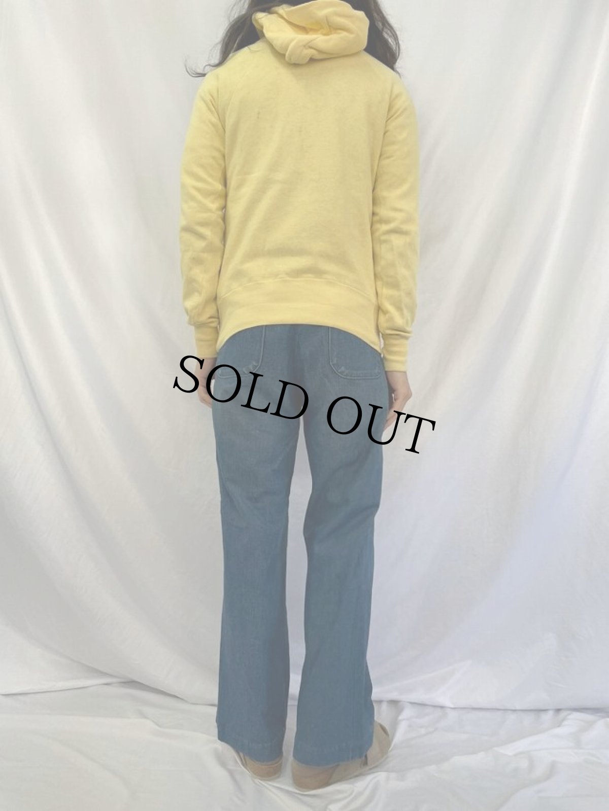 画像4: 60's 無地 ラグランスウェットフーディー (4)