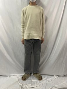 画像2: Levi's 501 USA製 ブラックデニムパンツ W36 (2)