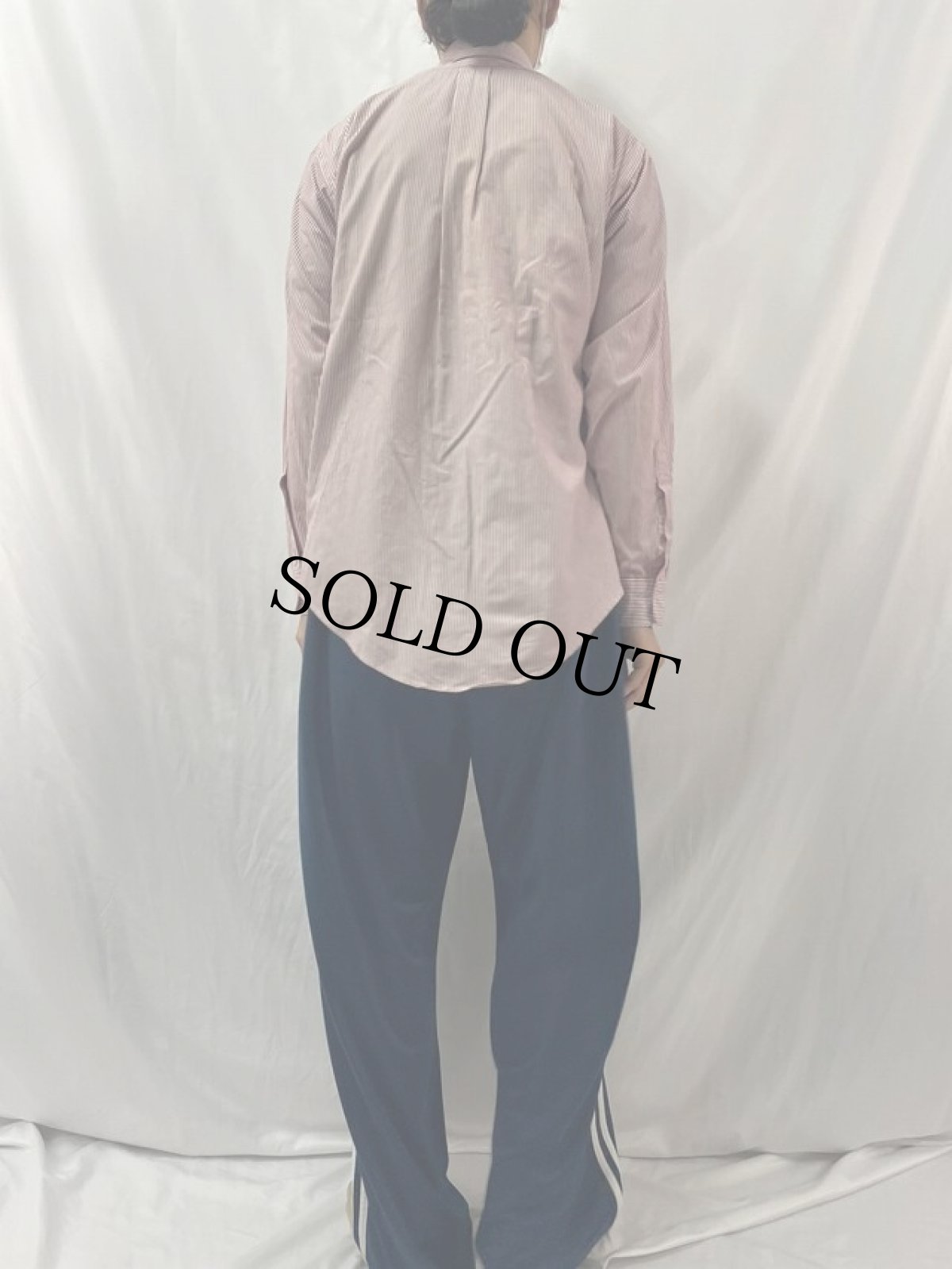 画像4: 90's Brooks Brothers USA製 ストライプ柄 ボタンダウンシャツ 15 1/2-3 (4)