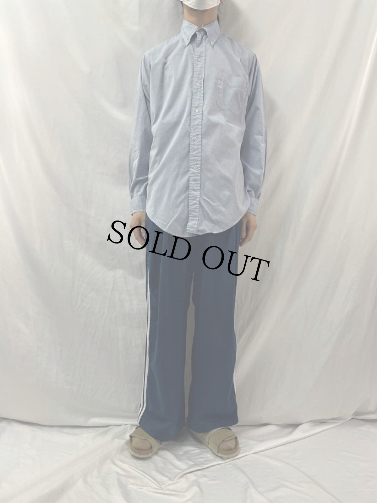 画像2: 70's Brooks Brothers USA製 "6ボタン" ボタンダウンシャツ 16-4 (2)