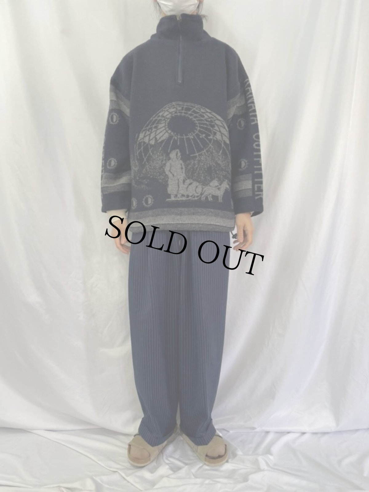 画像2: Kanata CANADA製 ハーフジップ プルオーバージャケット (2)