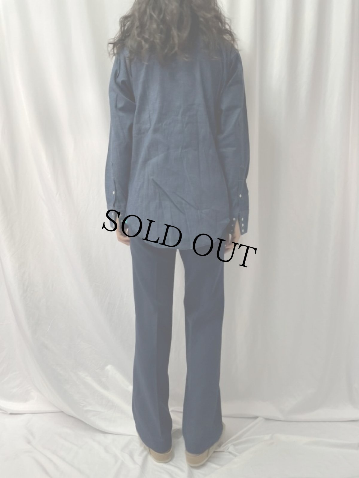 画像4: 70〜80's MAVERICK USA製 デニムウエスタンシャツ 15 1/2-34 DEADSTOCK (4)