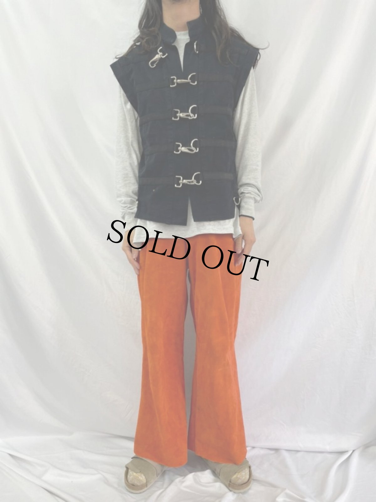 画像2: フロントホックデザインベスト XL (2)