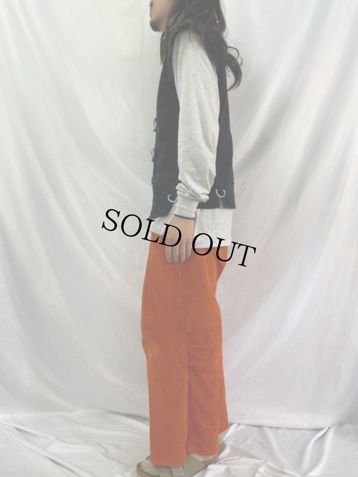 画像3: フロントホックデザインベスト XL (3)