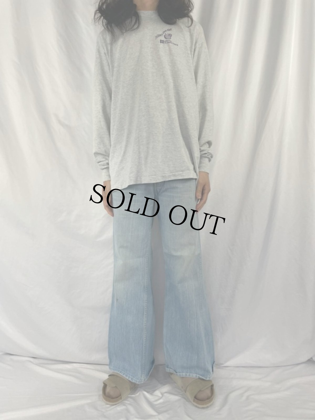 画像2: 70's Levi's 666 オレンジタブ フレアデニムパンツ W34 (2)