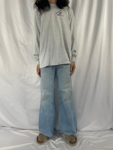 画像2: 70's Levi's 666 オレンジタブ フレアデニムパンツ W34 (2)