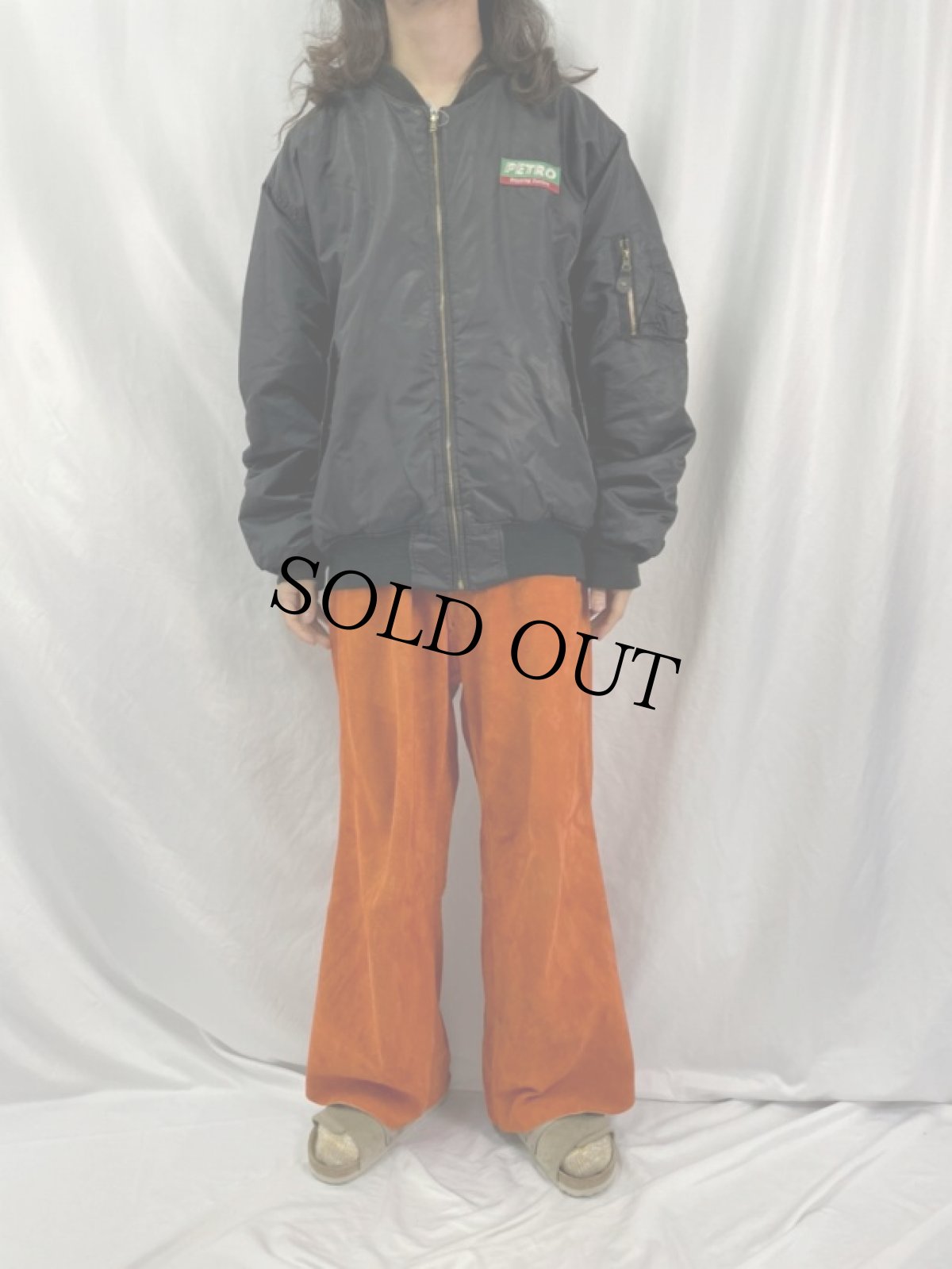 画像3: Knox Armory "PETRO" パッチ付き MA-1 フライトジャケット 2XL (3)