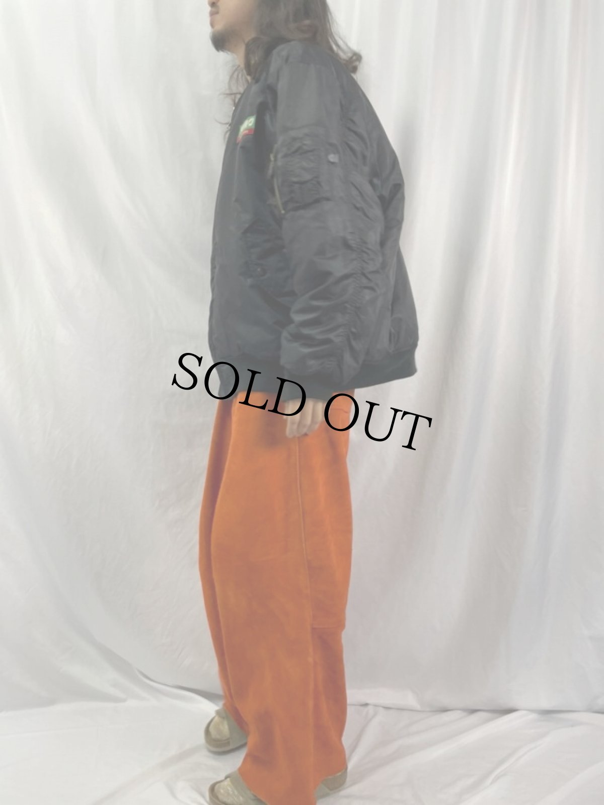 画像4: Knox Armory "PETRO" パッチ付き MA-1 フライトジャケット 2XL (4)