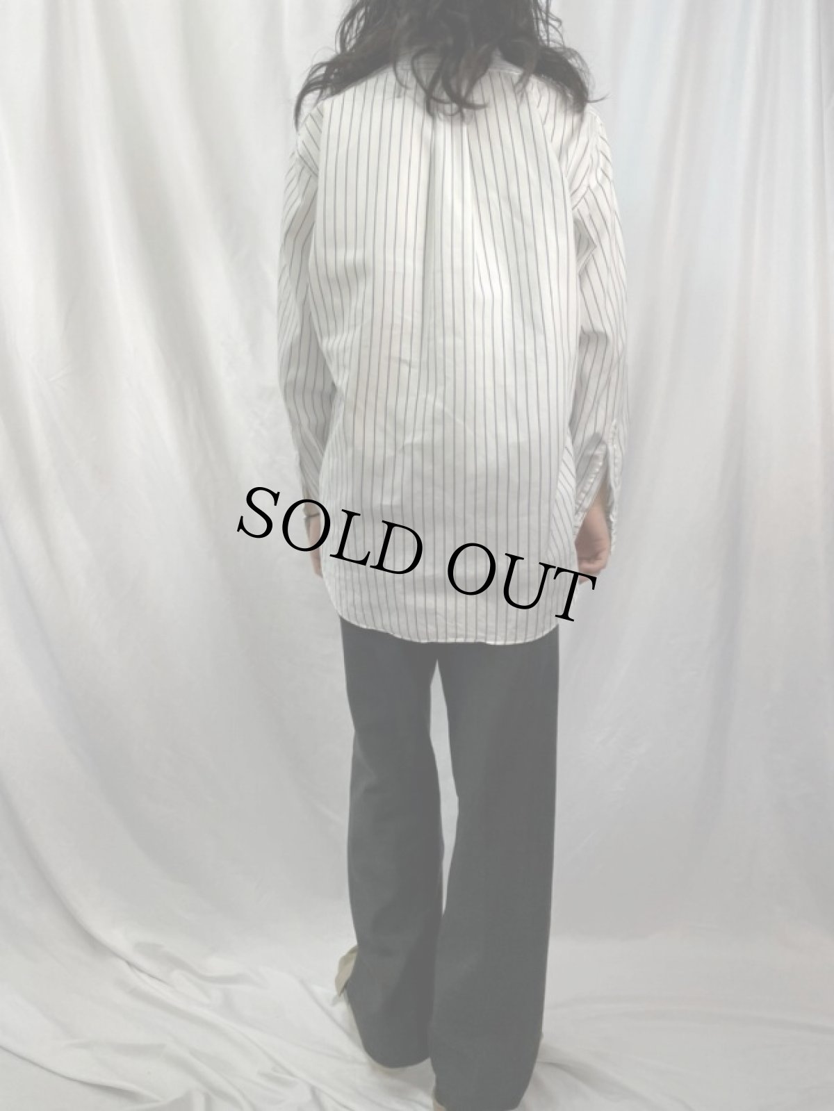 画像4: Brooks Brothers USA製 ストライプ柄 コットンシャツ 15-3 (4)