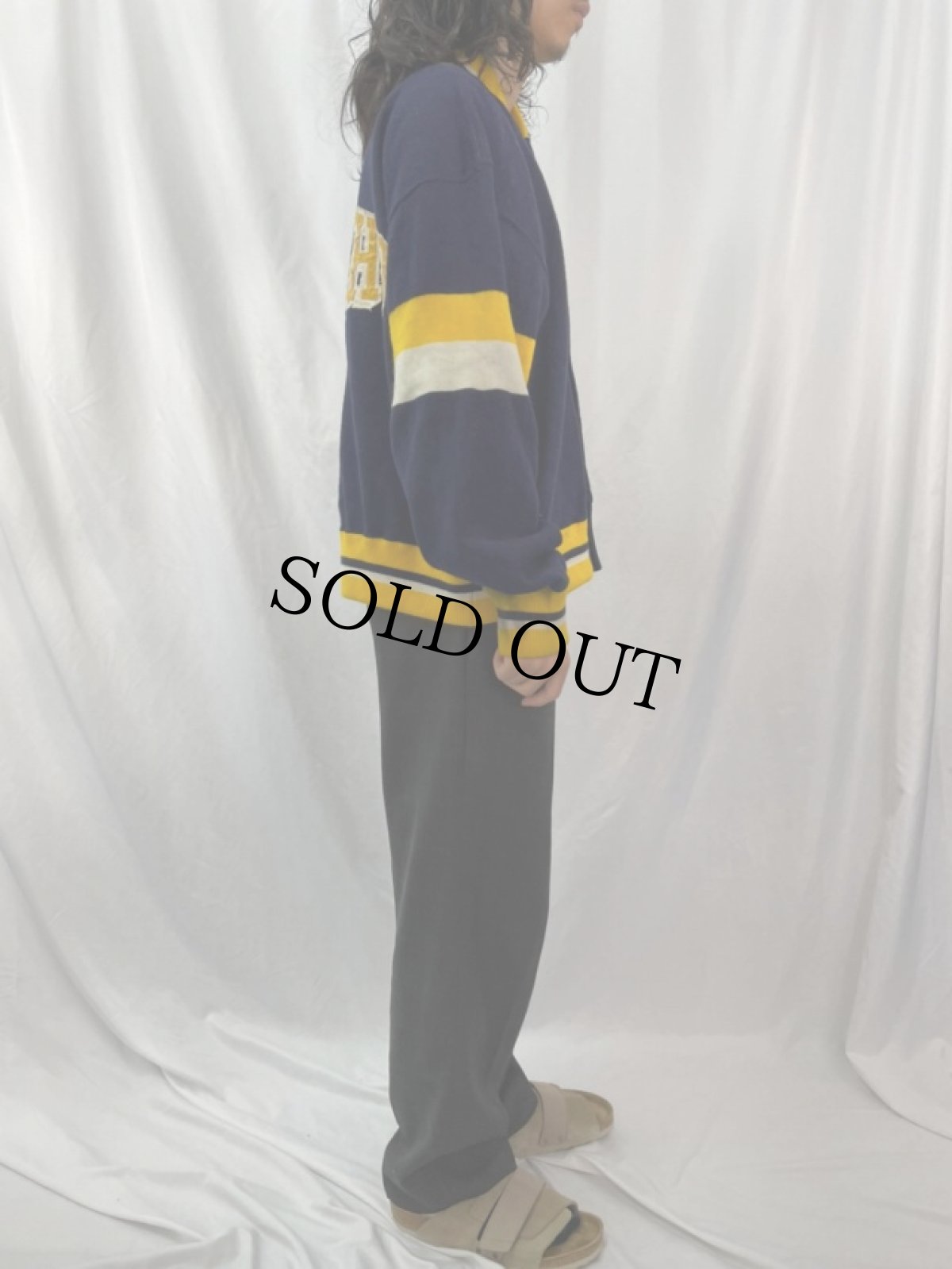 画像3: 50's CALDWELL SAND-KNIT "IDAHO" スタジャン 46 (3)