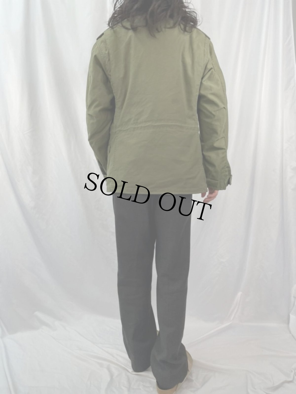 画像4: 60's U.S.ARMY M-65 Field Jacket 2nd グレーライナー SHORT SMALL (4)