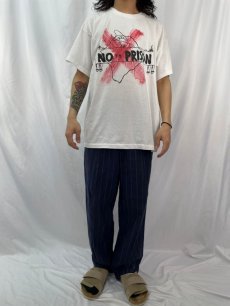 画像2: 90's NO TO PRISON イラストTシャツ XL (2)