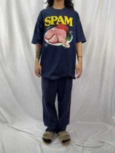 画像2: 90's SPAM USA製 プリントTシャツ XXL (2)