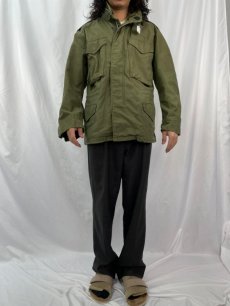 画像2: 60's U.S.ARMY M-65 Field Jacket 2nd グレーライナー SHORT SMALL (2)