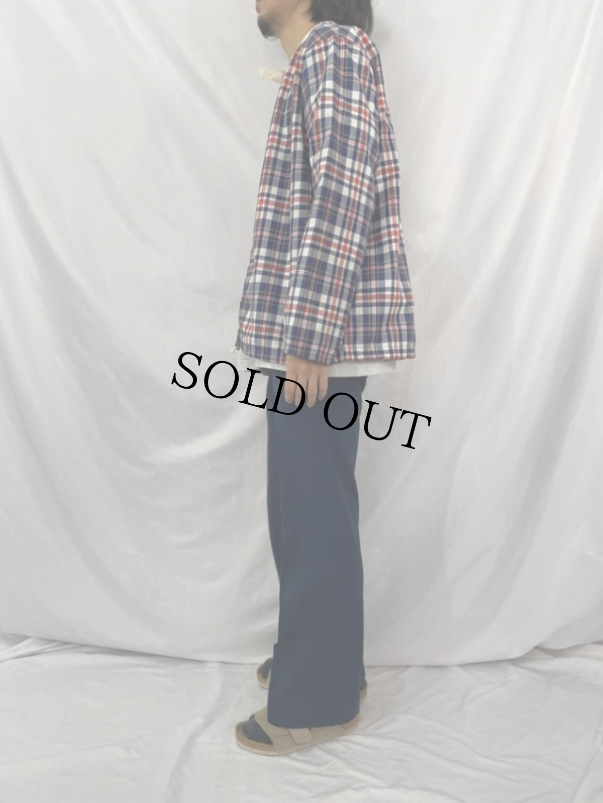 画像3: 70〜80's Catarina チェック柄 ジップジャケット L (3)