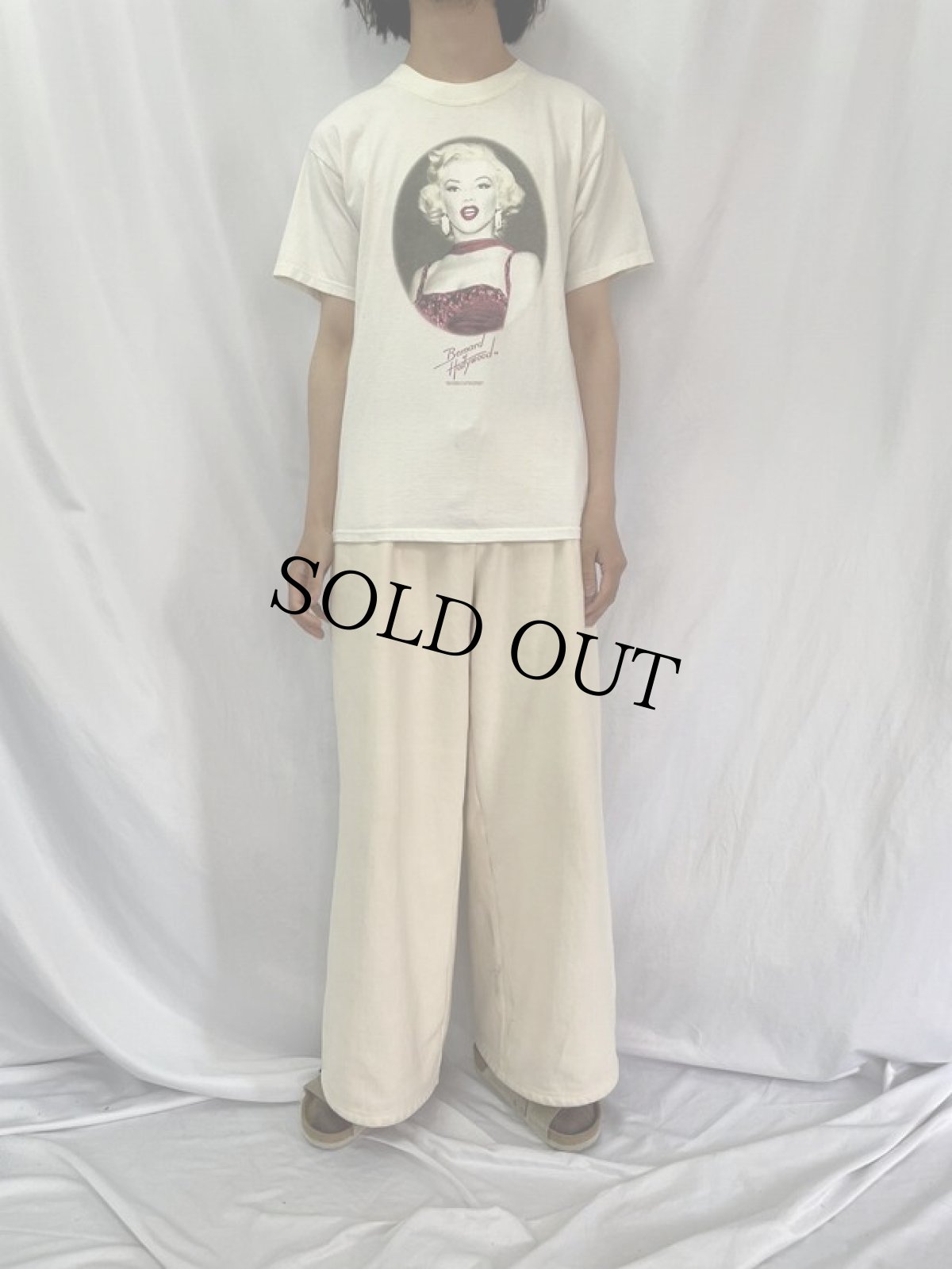 画像2: 90's Bernard of Hollywood "Marilyn Monroe" プリントTシャツ M (2)