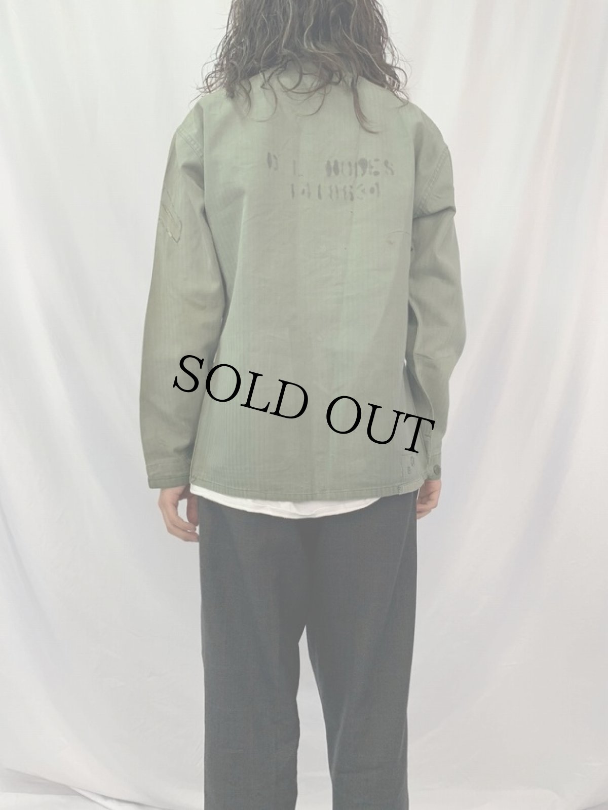 画像4: 40's USMC P-47 HBT ジャケット (4)