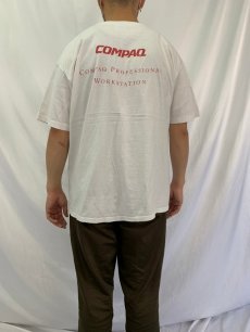画像5: 90's COMPAQ "NEVER AGAIN WILL I SACRIFICE POWER..." コンピューター企業Tシャツ XL (5)