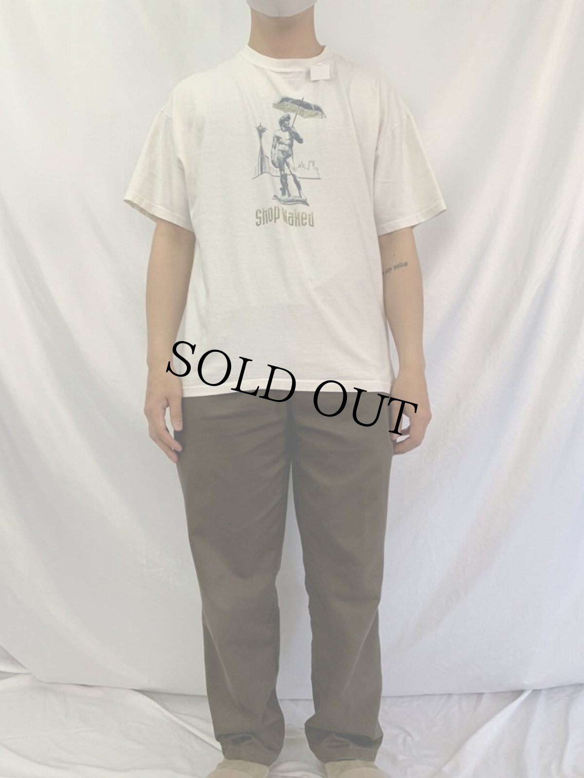 画像2: 90's Microsoft "Shop Naked" コンピューター企業Tシャツ XL (2)