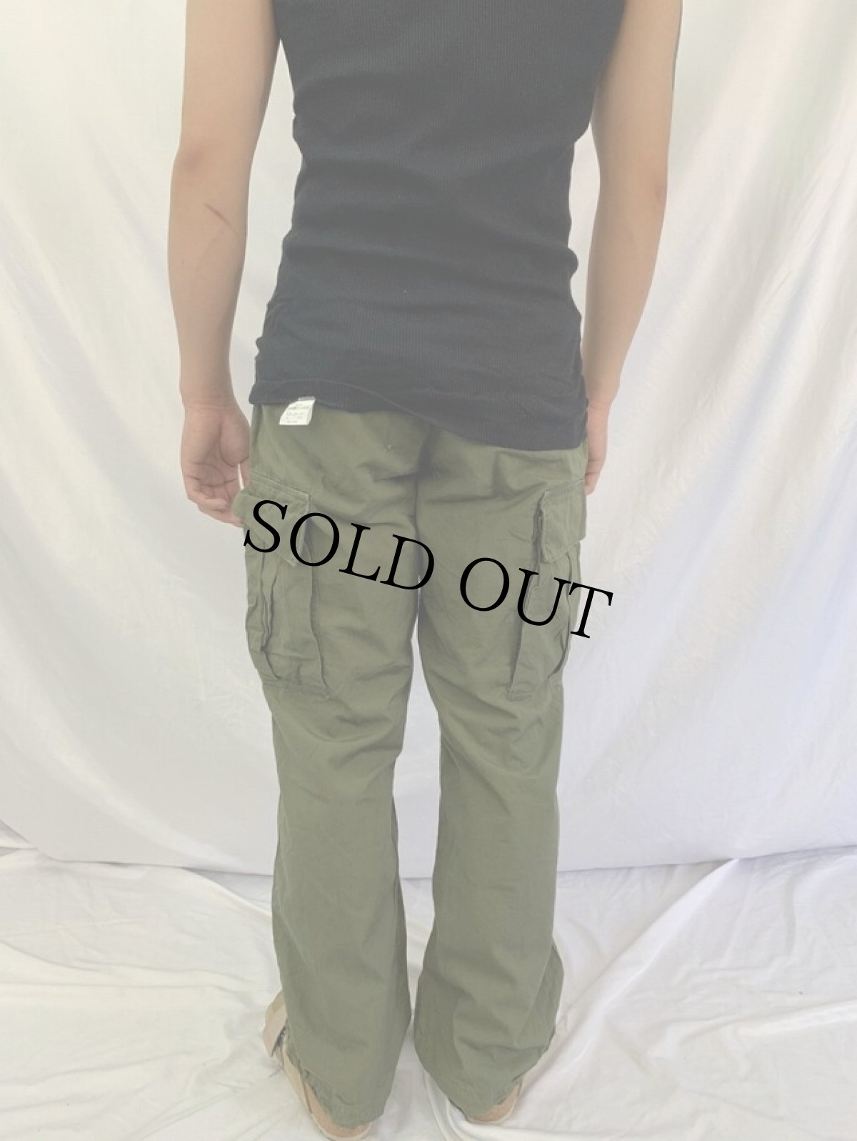 画像4: 60's U.S.ARMY ジャングルファティーグパンツ 4th REGULAR SMALL (4)