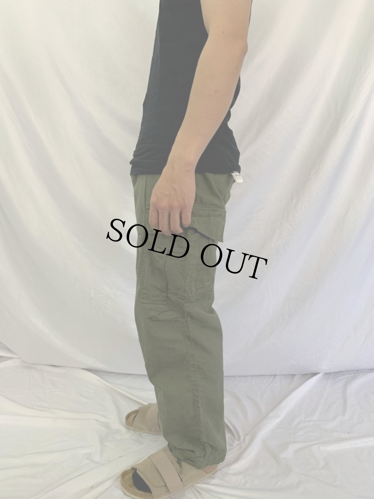 画像3: 60's U.S.ARMY ジャングルファティーグパンツ 4th REGULAR SMALL (3)