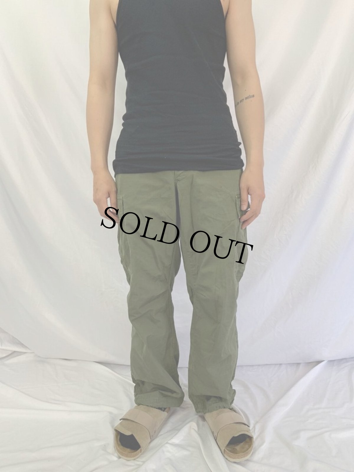 画像2: 60's U.S.ARMY ジャングルファティーグパンツ 4th REGULAR SMALL (2)