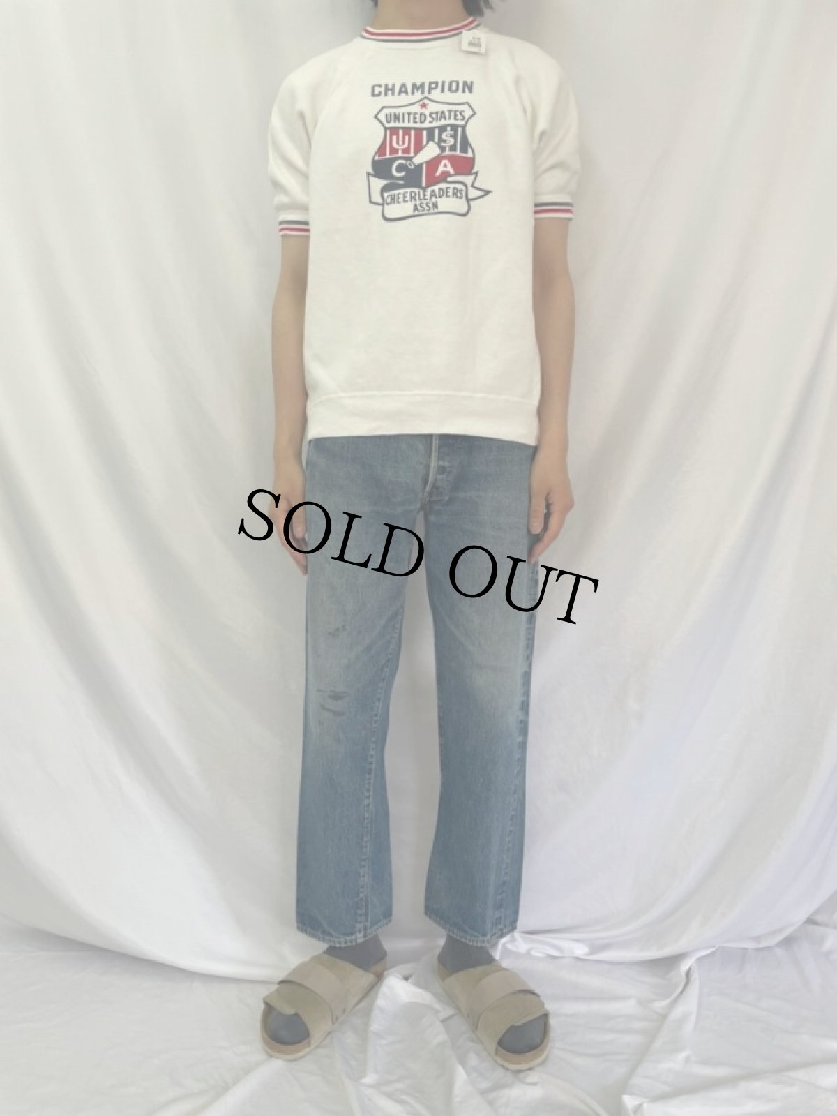 画像2: 60〜70's "USCA" 半袖スウェット (2)