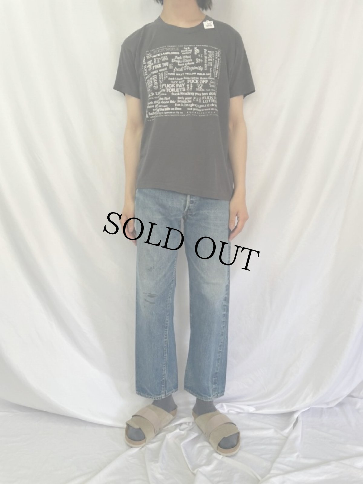 画像2: 60's LEVI'S 501 BIGE TYPE デニムパンツ (2)