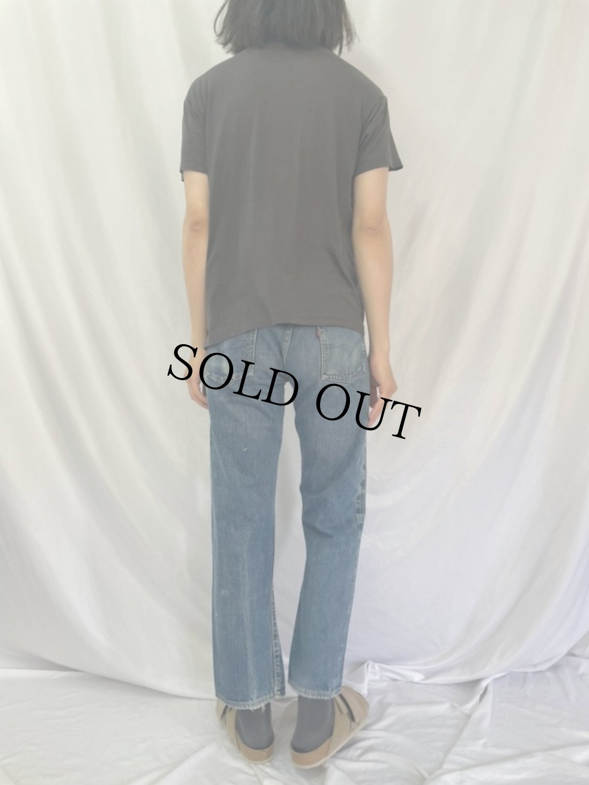 画像4: 60's LEVI'S 501 BIGE TYPE デニムパンツ (4)