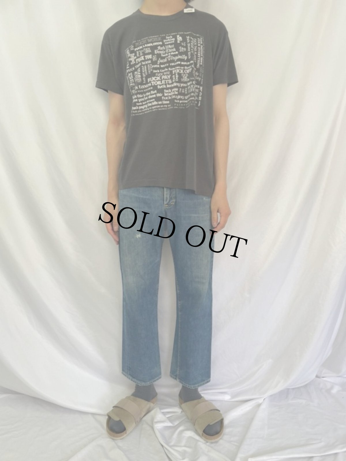 画像2: 70's Lee 101Z USA製 サイド黒 デニムパンツ W31 (2)