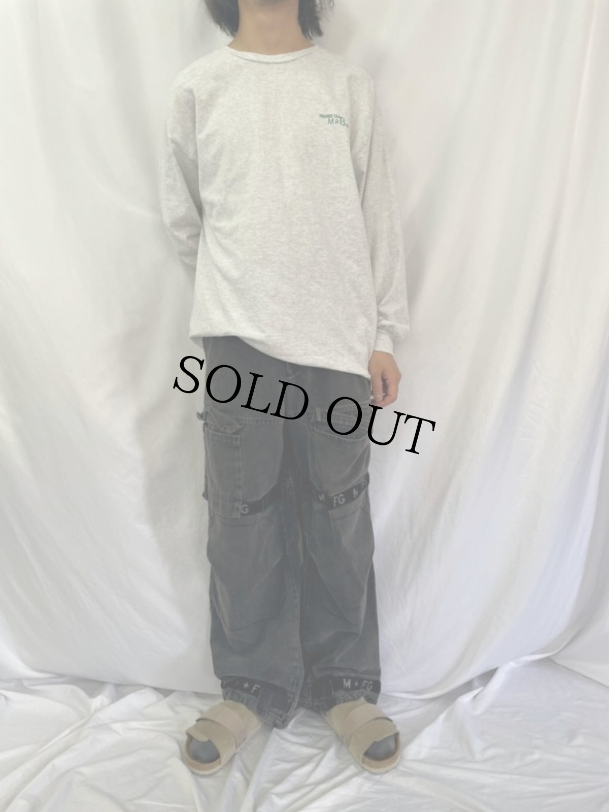 画像2: MARITHE＋FRANCOIS GIRBAUD ブラックデニム シャトルパンツ W35 (2)