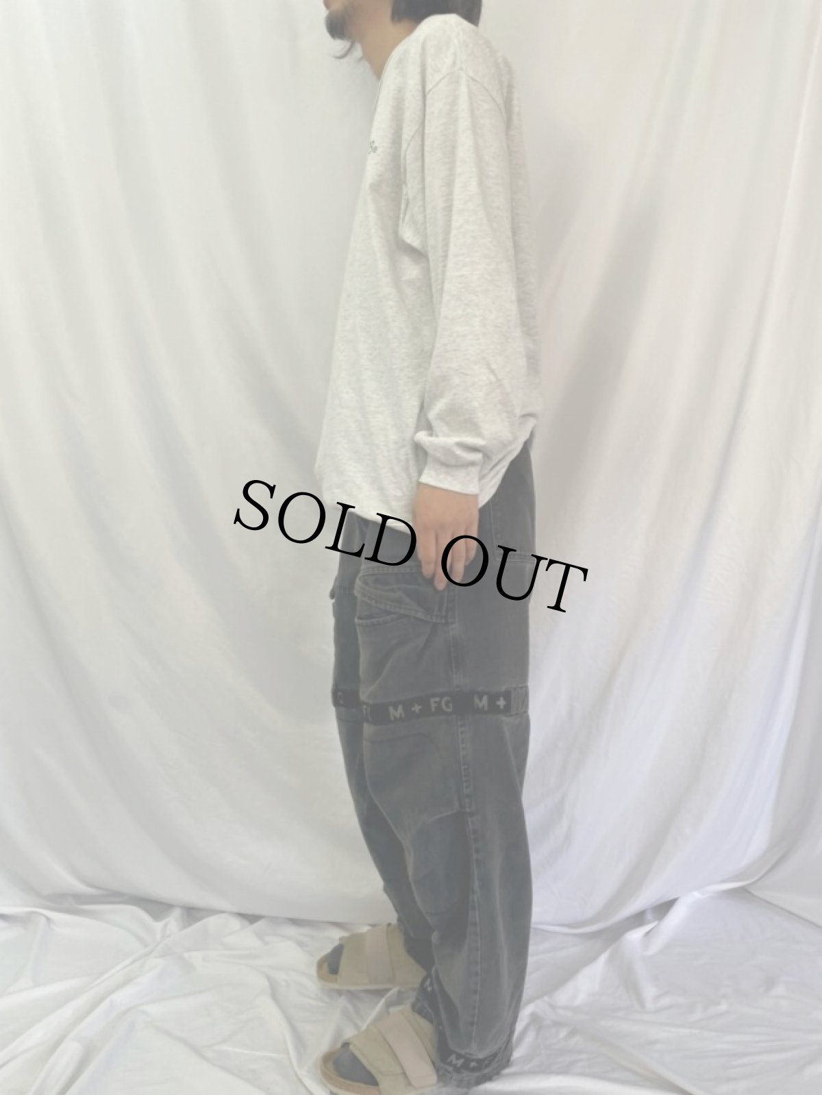 画像3: MARITHE＋FRANCOIS GIRBAUD ブラックデニム シャトルパンツ W35 (3)