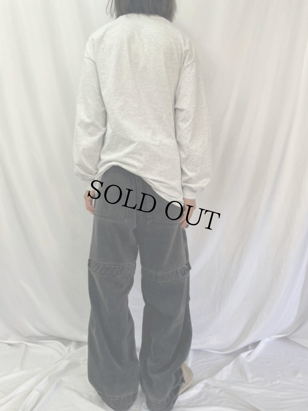 画像4: MARITHE＋FRANCOIS GIRBAUD ブラックデニム シャトルパンツ W35 (4)