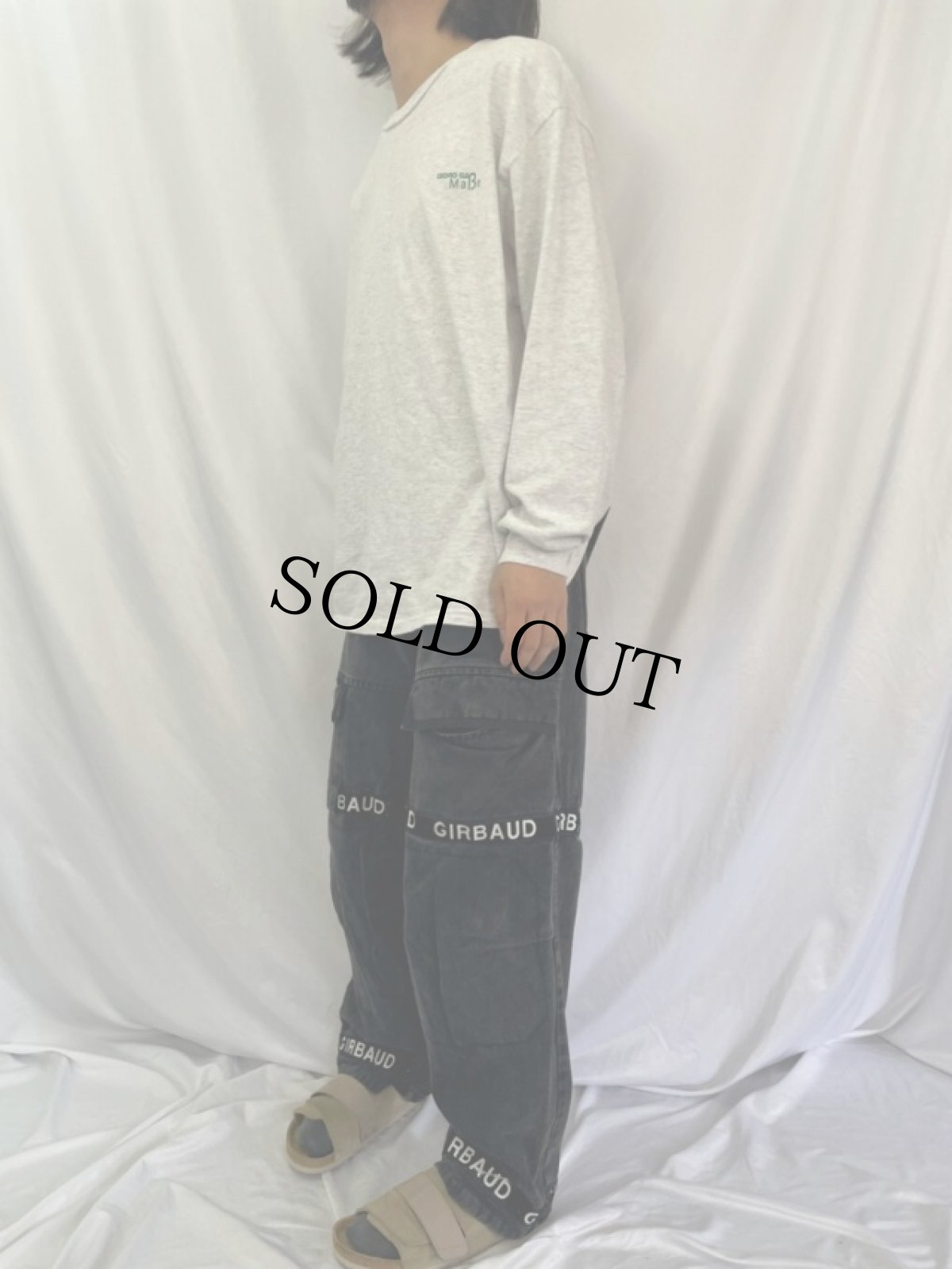 画像3: MARITHE＋FRANCOIS GIRBAUD ブラックデニム シャトルパンツ W37 (3)