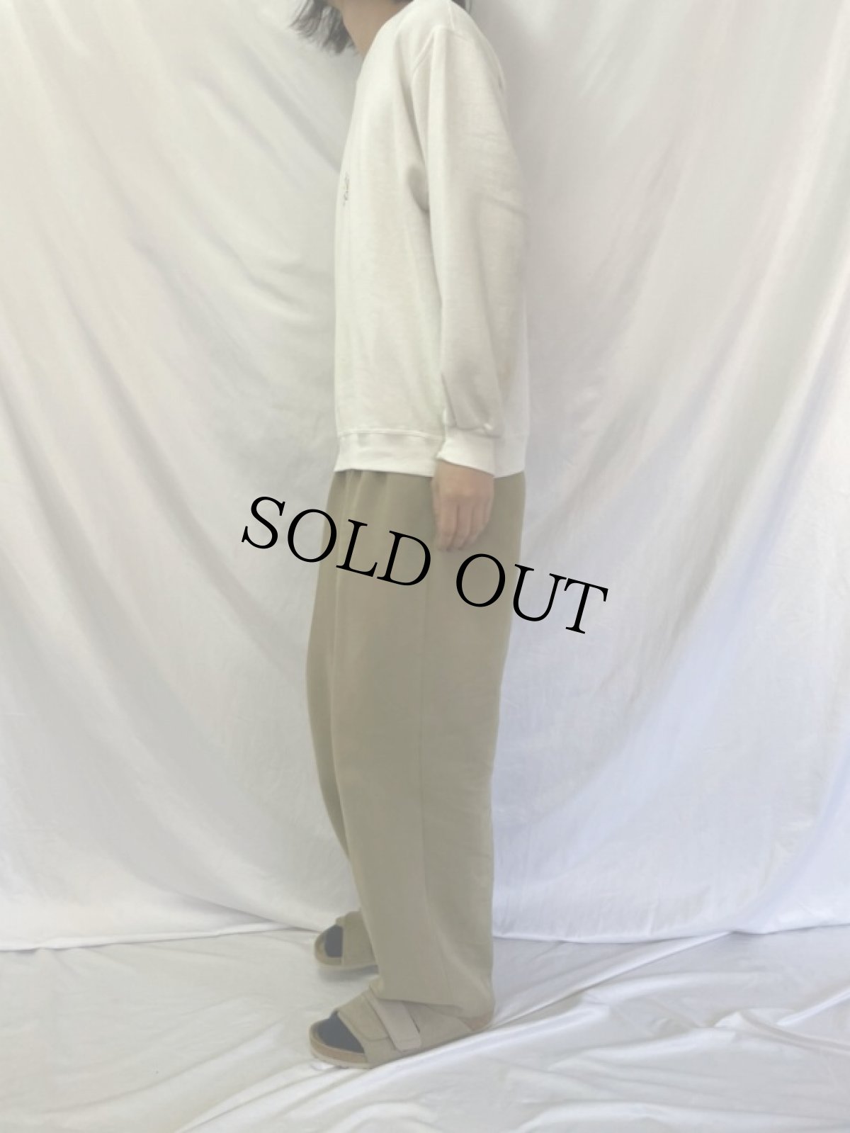 画像3: 90's けろけろけろっぴ USA製 キャラクター刺繍スウェット XL (3)